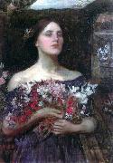 John William Waterhouse Gather Ye Rosebuds France oil painting artist